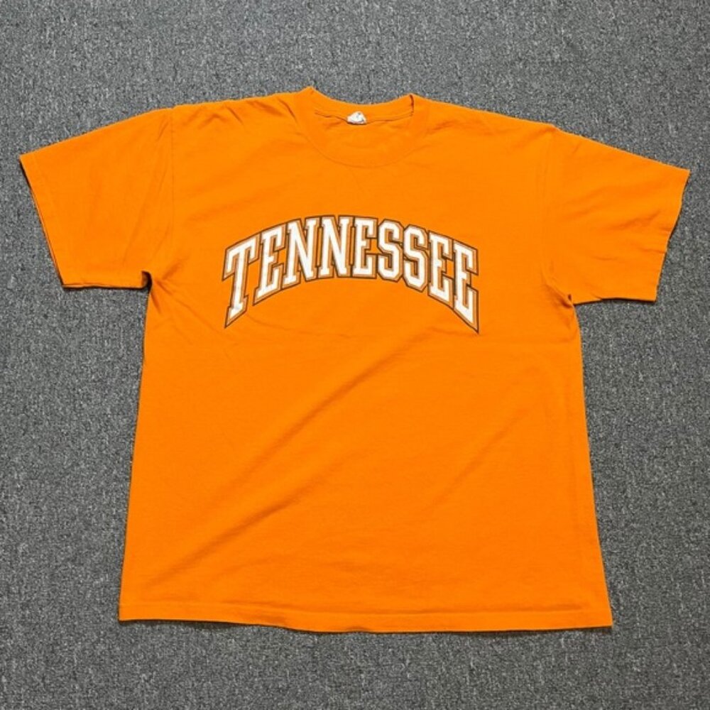 Anvil Tennessee T-Shirt XL Orange Collegiate Graphic Tee College